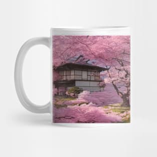 A Pink House at the End of the Street Mug